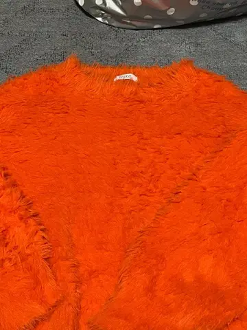 LOWRYS FARM 샤기 오버 LS 오렌지