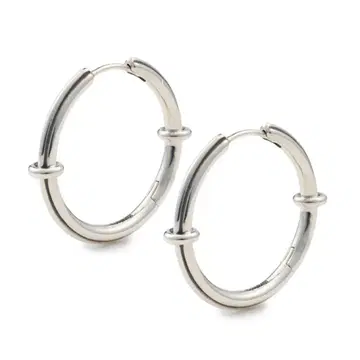 Hirotaka DUNE 후프 귀걸이 L 사이즈