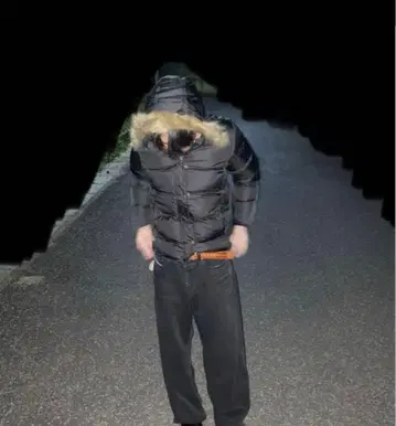 퍼 포함 다운 자켓 Y2K 그런지 시크 스타일 갸루 Opium 헤이세이