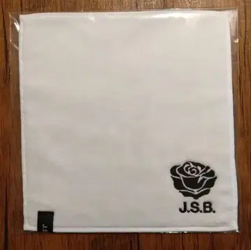 J.S.B. Rose Logo Hand Towel 핸드 타월 손수건