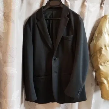 블랙 캐주얼 수트 자켓