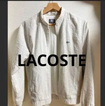 LACOSTE 자수 스트라이프 자켓 M 사이즈