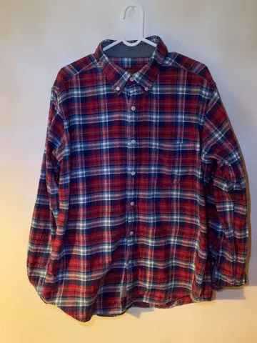 플란넬 셔츠 LL 사이즈 체크 무늬