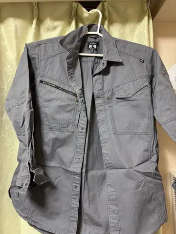 TORAICHI 도라이치 그레이 긴팔 셔츠 작업복 LL