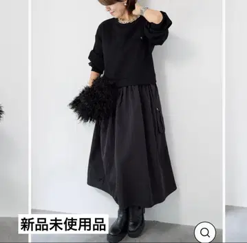 (미사용 새상품) PLUS OTO.HA 이소재 도킹 원피스