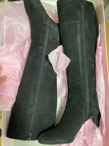 DIANA 스웨이드 롱 부츠