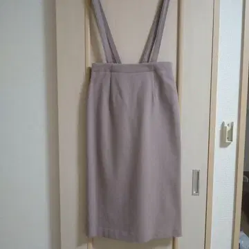 NATURAL BEAUTY BASIC 스트랩 스커트 S