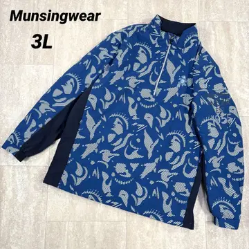 [먼싱웨어] 충전솜 블루종 자켓 3L 사이즈 로고 와펜 남성용