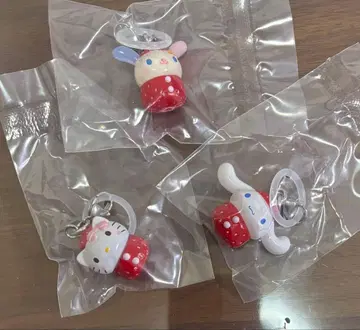 산리오 딸기 키티 우사하나 시나몬 3종 세트