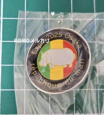 만박 EXPO2025 마리관 핀 배지 블랙 마리 파빌리온