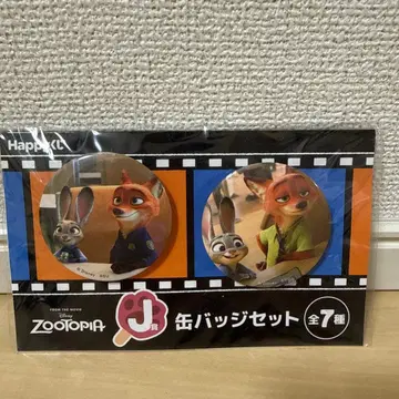 주토피아 캔뱃지 세트