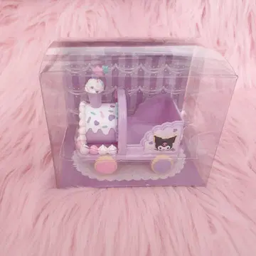 산리오 스위츠 모티브 기차풍 소품함 쿠로미