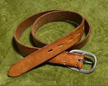 Hawk Company 가죽 벨트 브라운(오렌지)