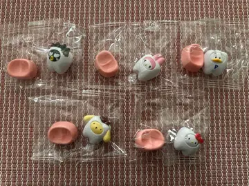 산리오 가챠 치아 5종 세트