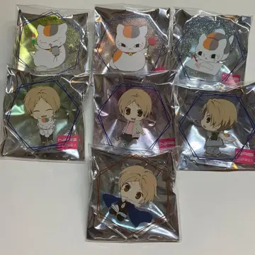 나츠메 우인장 라메 아크릴 배지 컬렉션 7세트