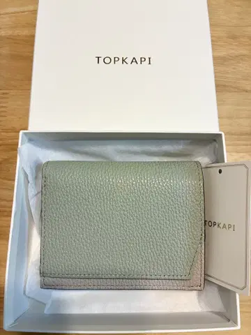 [ 미사용 새상품 ] 탑카피 TOPKAPI 가죽 2단 접이식 지갑