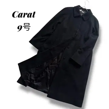 새상품급 Carat 캐럿 [ 9호 ] 롱 코트 캐시미어 100% 삼양상회