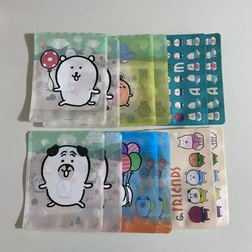 농담곰 지퍼백 12장 세트 제일복권 나가노의 곰