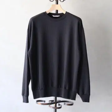 AURALEE ELASTIC HIGH GAUGE SWEAT P/O