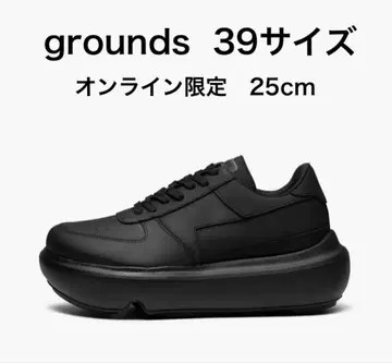grounds 블랙 스니커즈 39사이즈 (25cm)