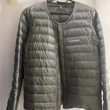 mont-bell 올리브 그린 다운 자켓 XS