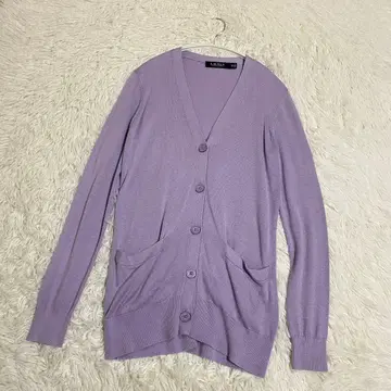 랄프 로렌 니트 가디건 레이온 x 실크 XS 여성용