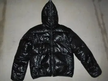 풀 집업 광택 다운 archive y2k 블랙