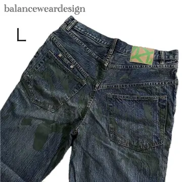 balanceweardesign 센티넬 데미지 가공 데님 L