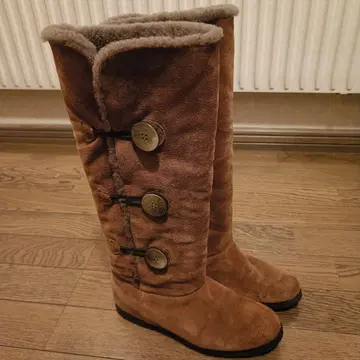 [ 새상품급 ] corso roma 어그 부츠 브라운 스웨이드 2way