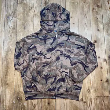 리얼트리 후드티 - 갈색