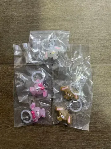 산리오 가챠 메지루시 액세서리 5개 세트