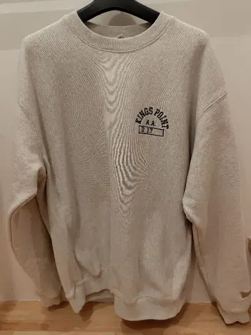 KING'S POINT 맨투맨 그레이