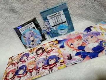 치노 주문토끼 아틀레 아니슈가 미니 아크릴 스탠드 캔뱃지 엽서