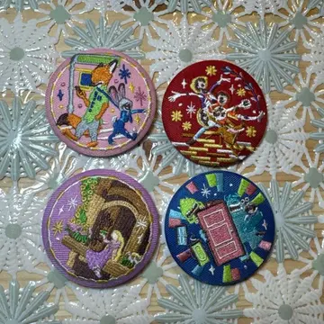 디즈니 자수 캔뱃지