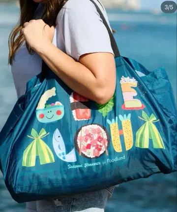 [ 미사용 ] Foodland 수잔 제네릭 GIVE ALOHA 에코백