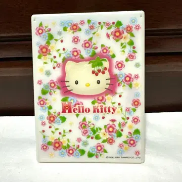 초레어 상품 헬로키티 야생딸기 헤이세이 레트로 휴대폰 거울 컴팩트 거울