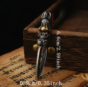 고대의 금강저 펜던트 탑 목걸이 빈티지 보헤미안 주얼리