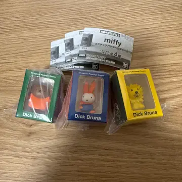 miffy 미니어처 패키지 참 3종 세트