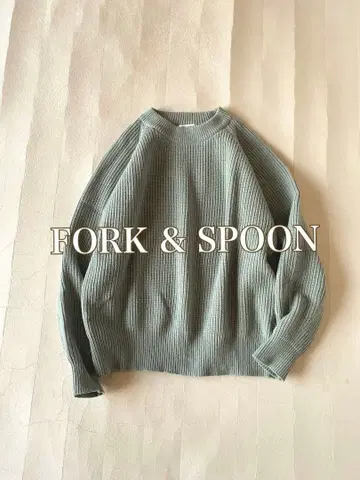 어반 리서치 도어스 FORK&SPOON 울 크루넥 니트