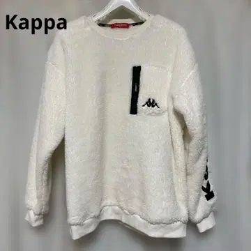 Kappa 보아 플리스 맨투맨 아이보리 M