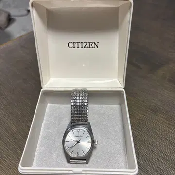 새상품급 시티즌 수동 와인딩 시계 실버 앤티크