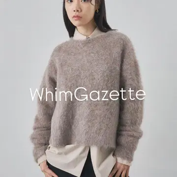 [ 새상품급 ] 2025WhimGazette 스릴리 알파카 크루넥 풀오버
