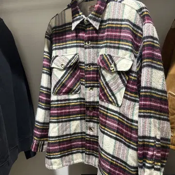 CERONIAS 체크 무늬 플란넬 셔츠 M 사이즈