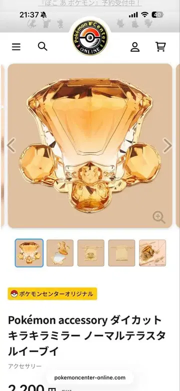 포켓몬 액세서리 다이컷 키라키라 거울 노멀 테라탈