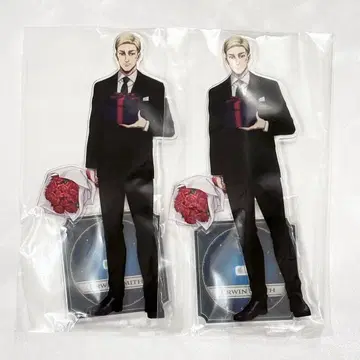 진격의 거인 선샤인 프린스 호텔 엘빈 아크릴 스탠드 2점