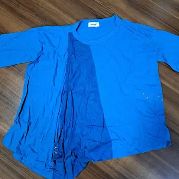 ZUCCa 파랑 오픈 프론트 상의