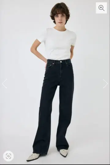 MOUSSY HW 90S BLK STRAIGHT 24인치