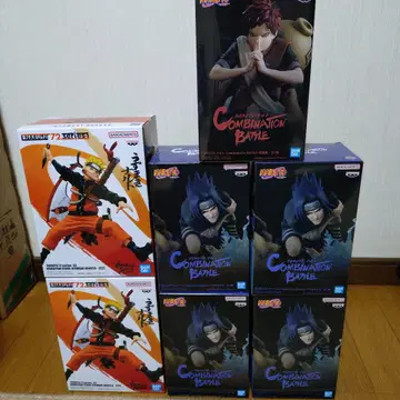 나루토 피규어 7개 세트 우즈마키 나루토 우치하 사스케 가아라