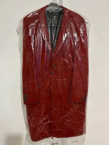 LOVELESS 레드 체스터 코트 사이즈 3