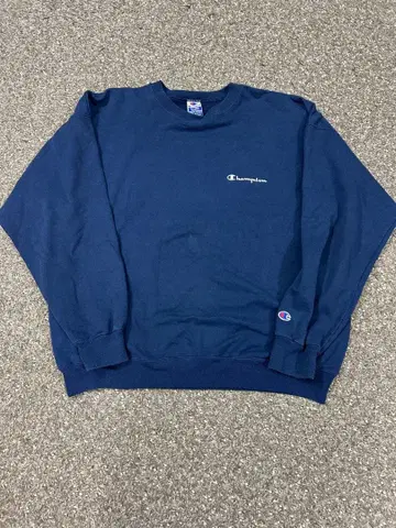 champion 빈티지 맨투맨 90's 구제 의류 네이비 XL